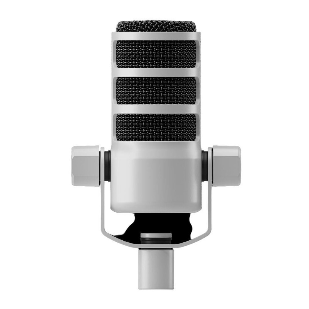 Rode PodMic Broadcast Quality Dynamic Podcasting White Microphone