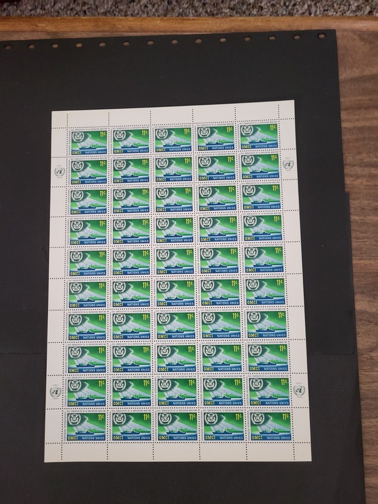 1964 IMCO Sheet Scott #124 MNH (FLAWLESS)