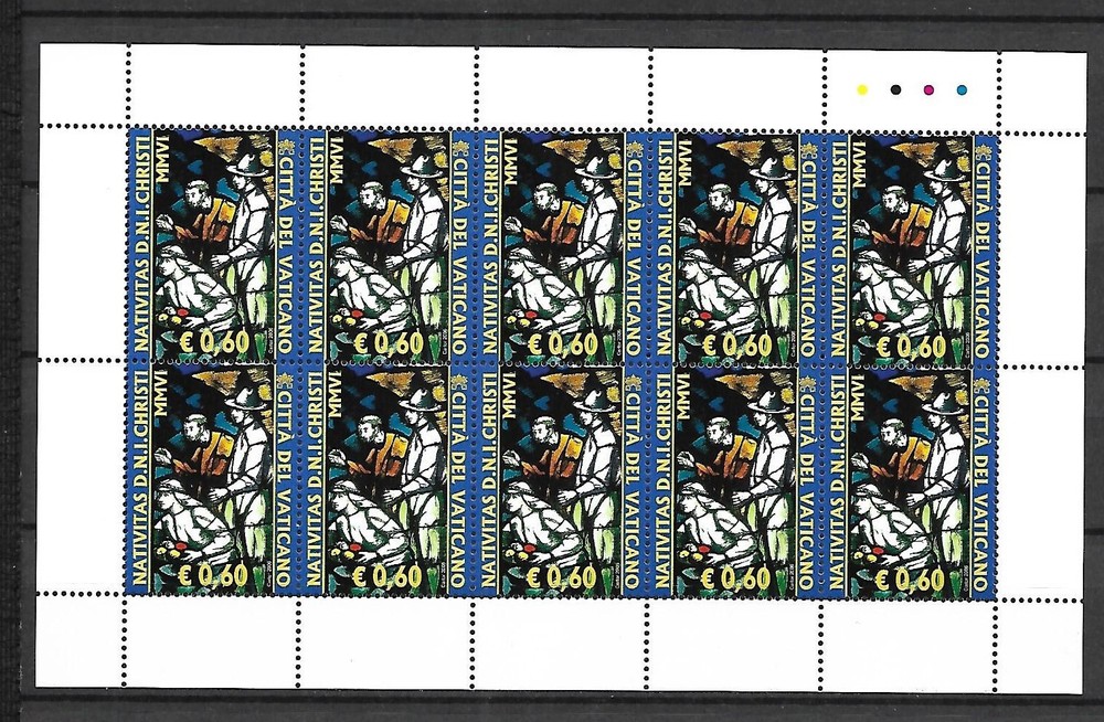 (FS427) Vatican Full sheets 2006 ChristmasMNH
