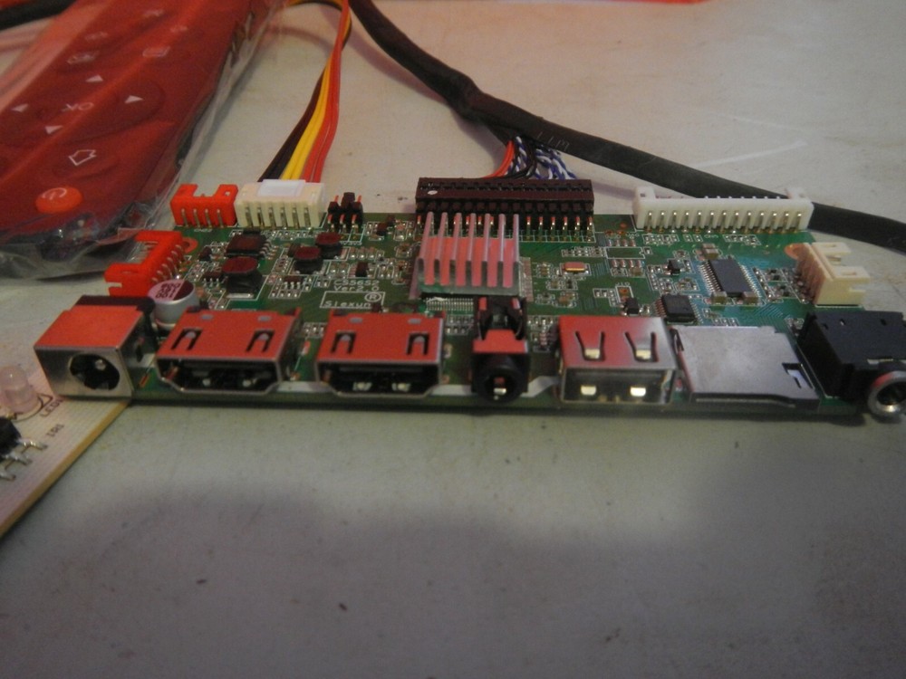 NEW CONTROL BOARD FOR 19" LCD 1920 X 360 IPS DISPLAY & REMOTE & CABLES BOARDS