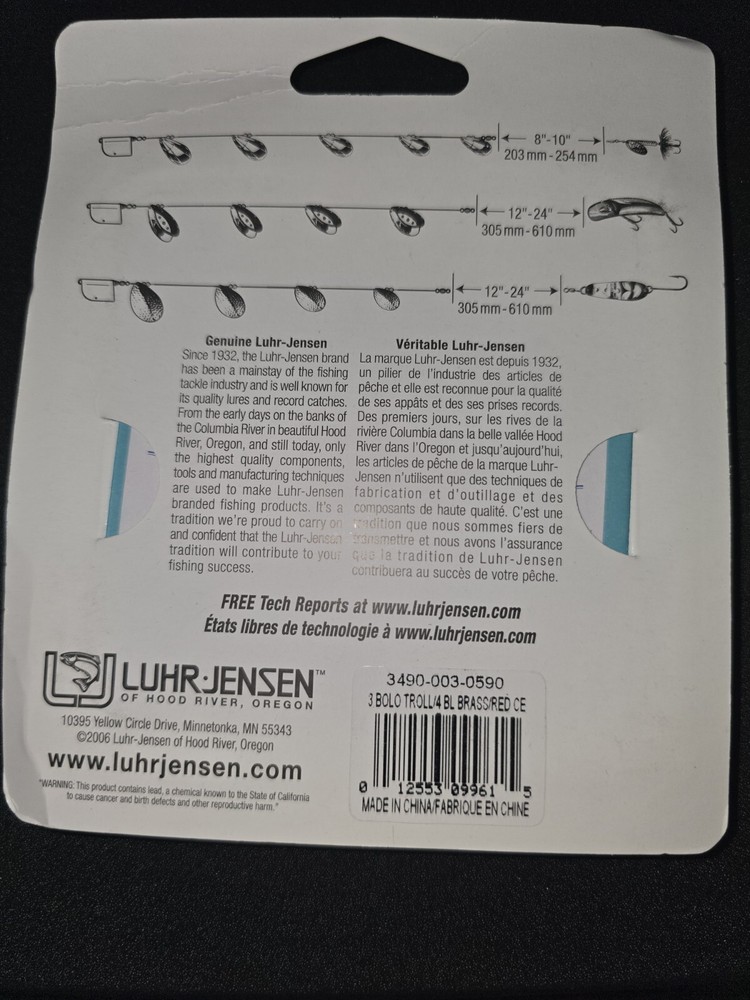 Luhr-Jensen Les Davis Bolo NO 3