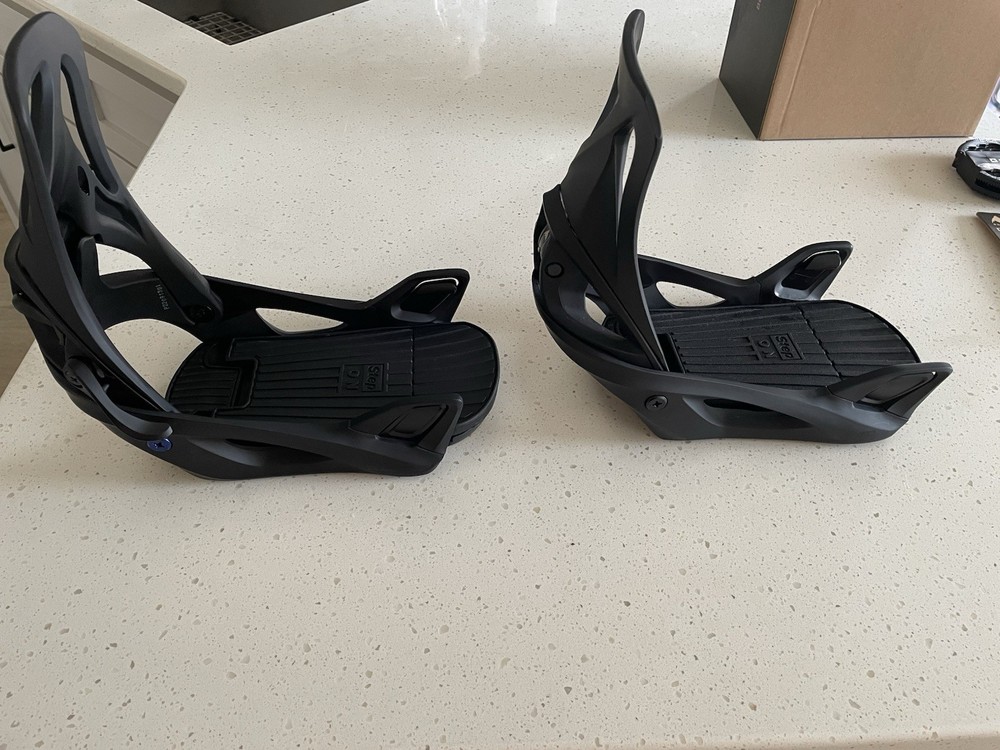 Burton Step On Women's Snowboard Bindings Black Medium Re:Flex Combo Disc