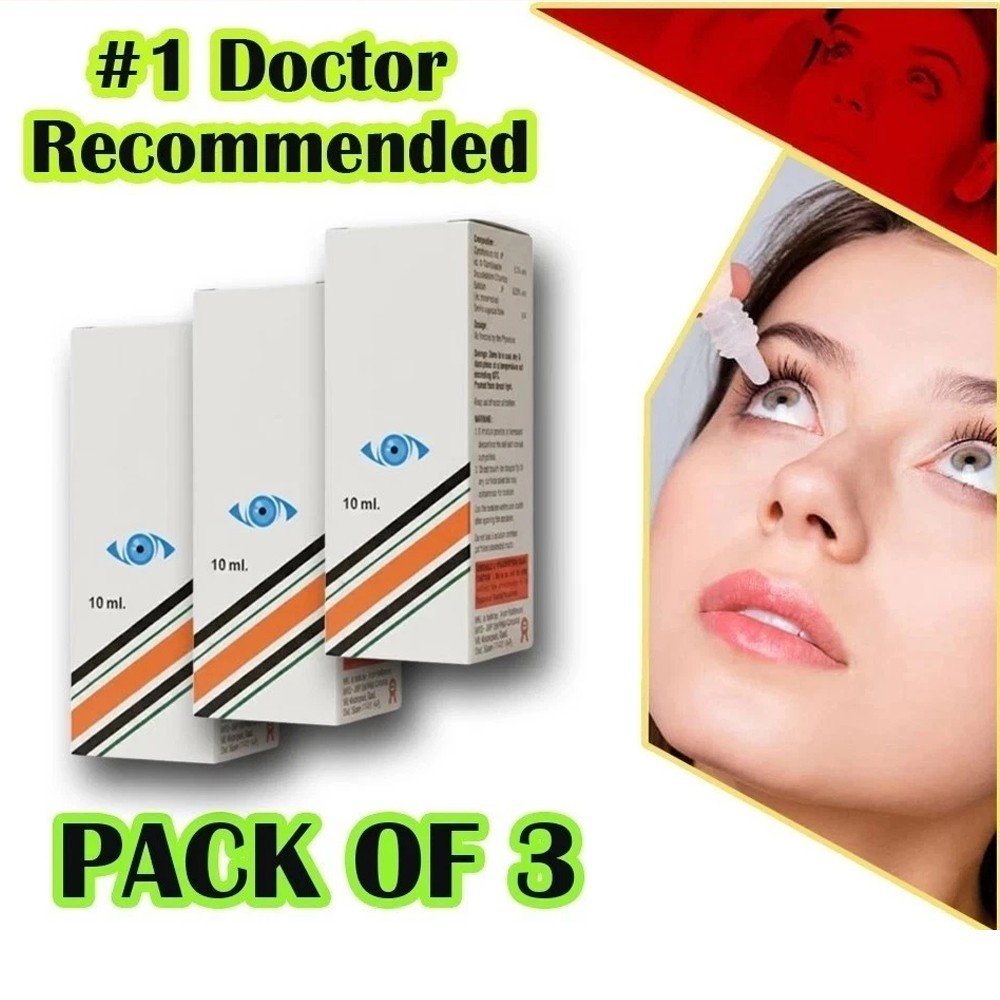 Eye Drop Improve Blurred Vision Restore Eyesight Hot 3 Pack