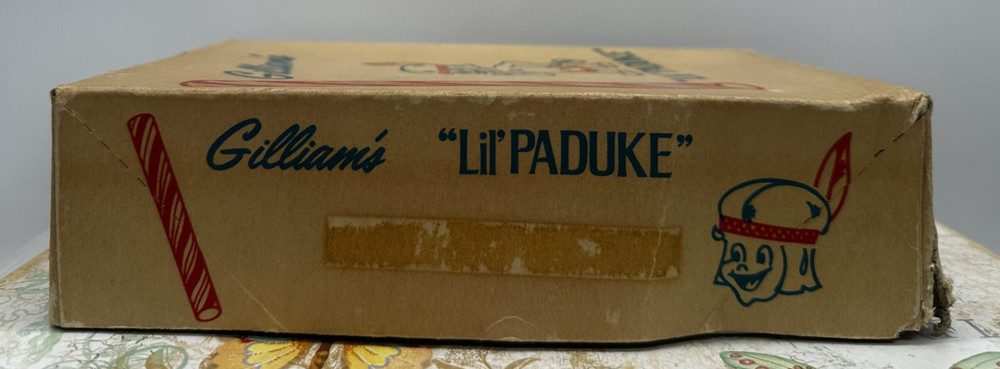 Vintage Gilliam’s “Lil’ PADUKE” Watermelon Candy Stick Box - Empty