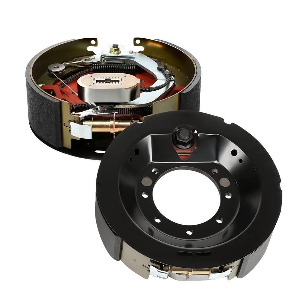 2pcs 12-1/4x4" 10K HD Electric Backing Plate 10000 Trailer Brake Fits Dexter US