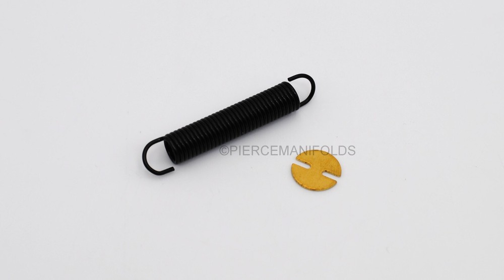 WEBER  DCOE  THROTTLE RETURN SPRING AND SPRING ANCHOR PLATE