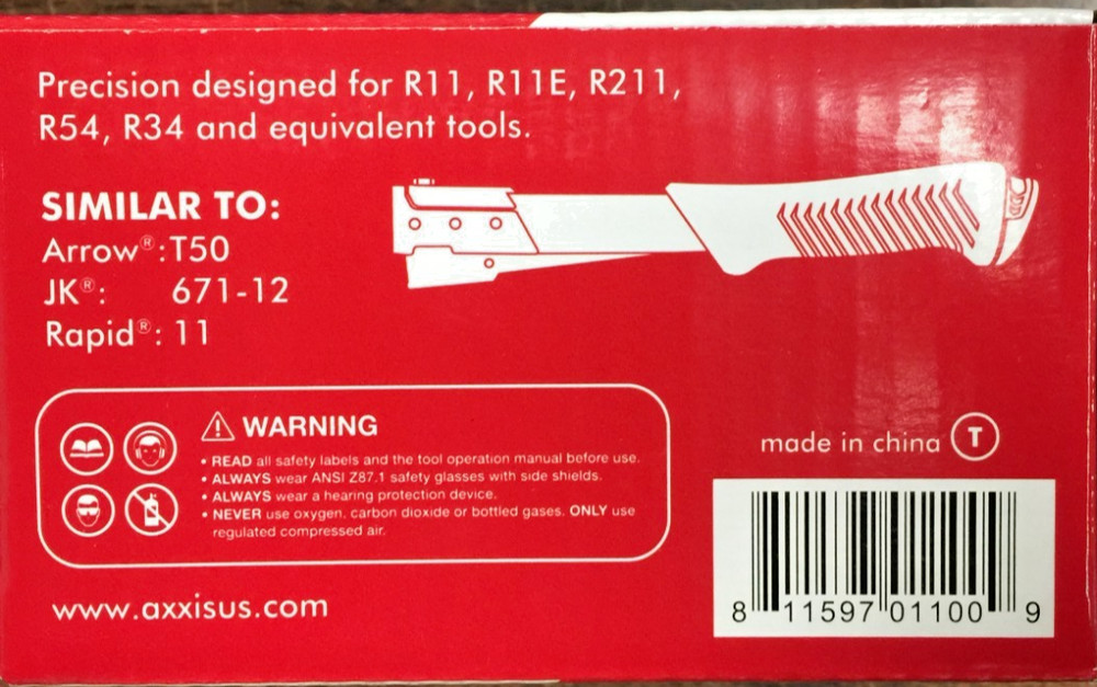 C-A11-1/2 Fine Wire Staples