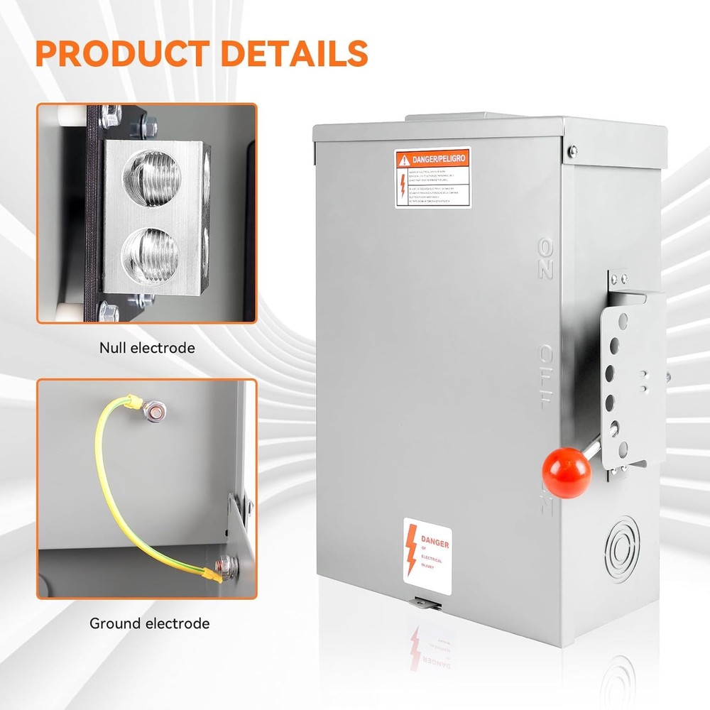 Double-Throw Transfer Switch 200A 48000W