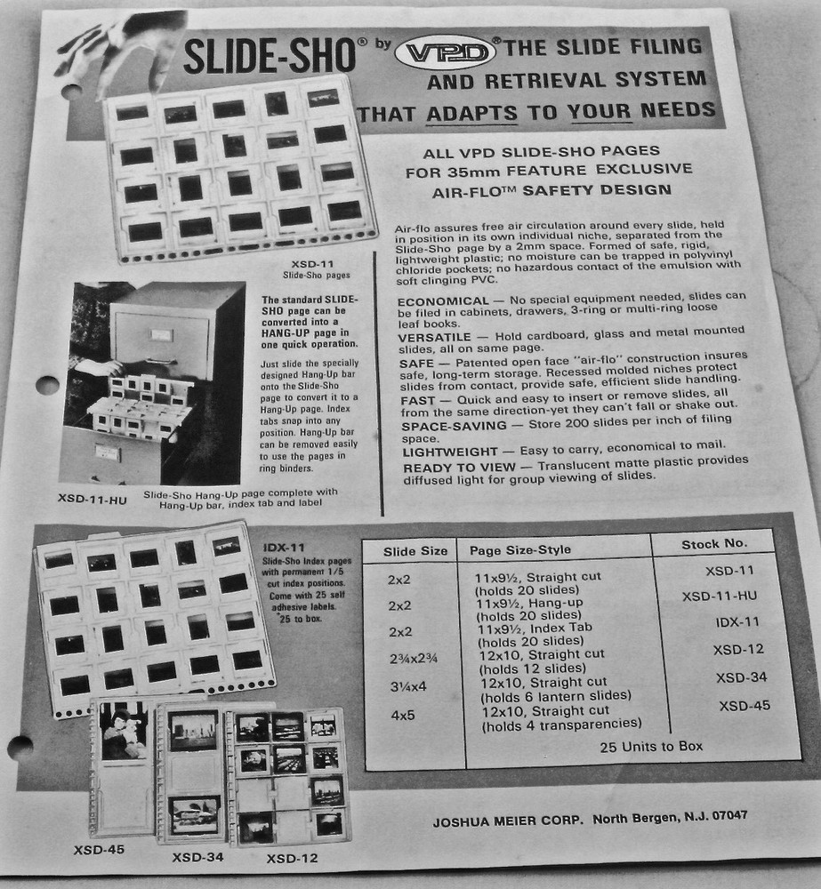 Kodak Slide Mounts and Storage