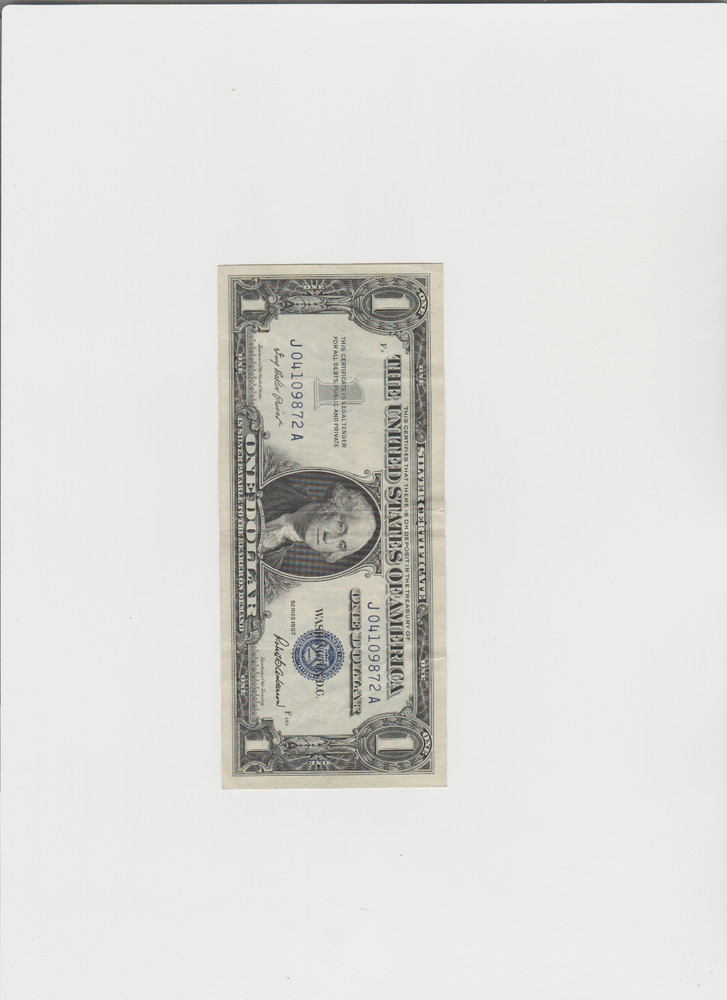 Lightly Circulated 1957 Silver Certificate
