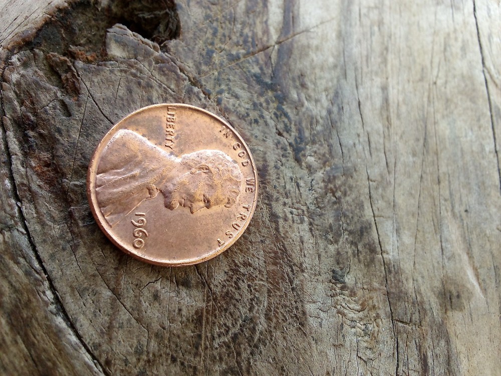 1960 P penny 3.09 grams