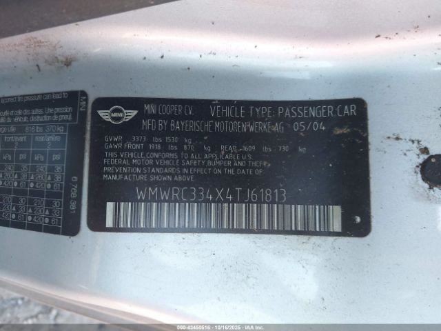 MINI 1 2004 Glove Box 4910093