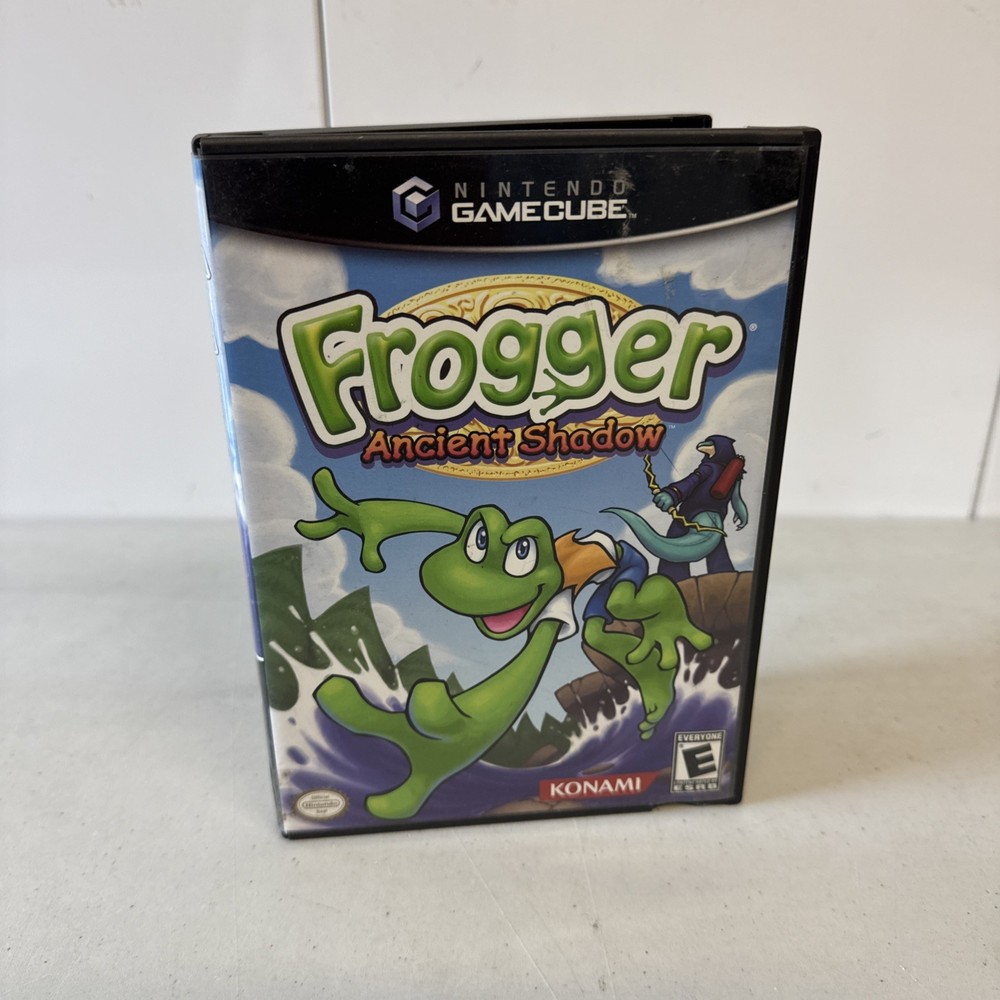 Frogger Ancient Shadow Nintendo Gamecube EMPTY Case & Manual ONLY