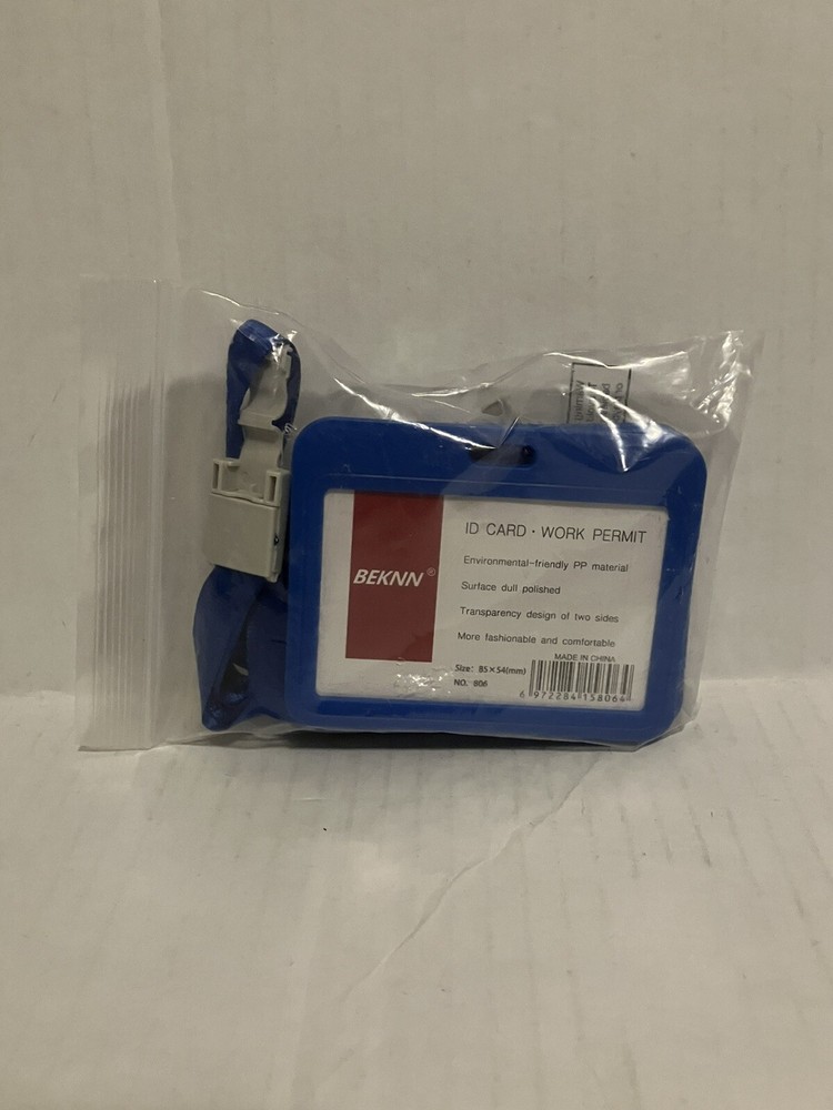 4 Beknn ID Holders With Lanyards