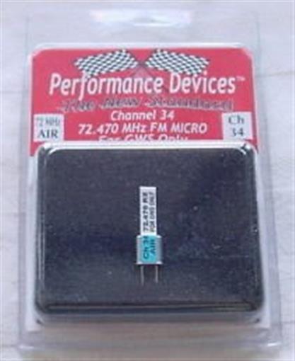 GWS 72Mhz FM Micro Receiver Crystal (Channel 34)