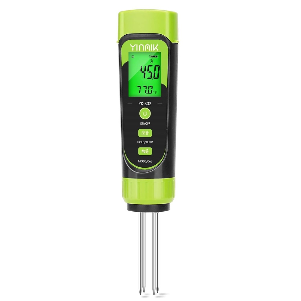 Digital Soil Moisture Meter,Direct EC Meter,3 in 1 Hygrometer EC...