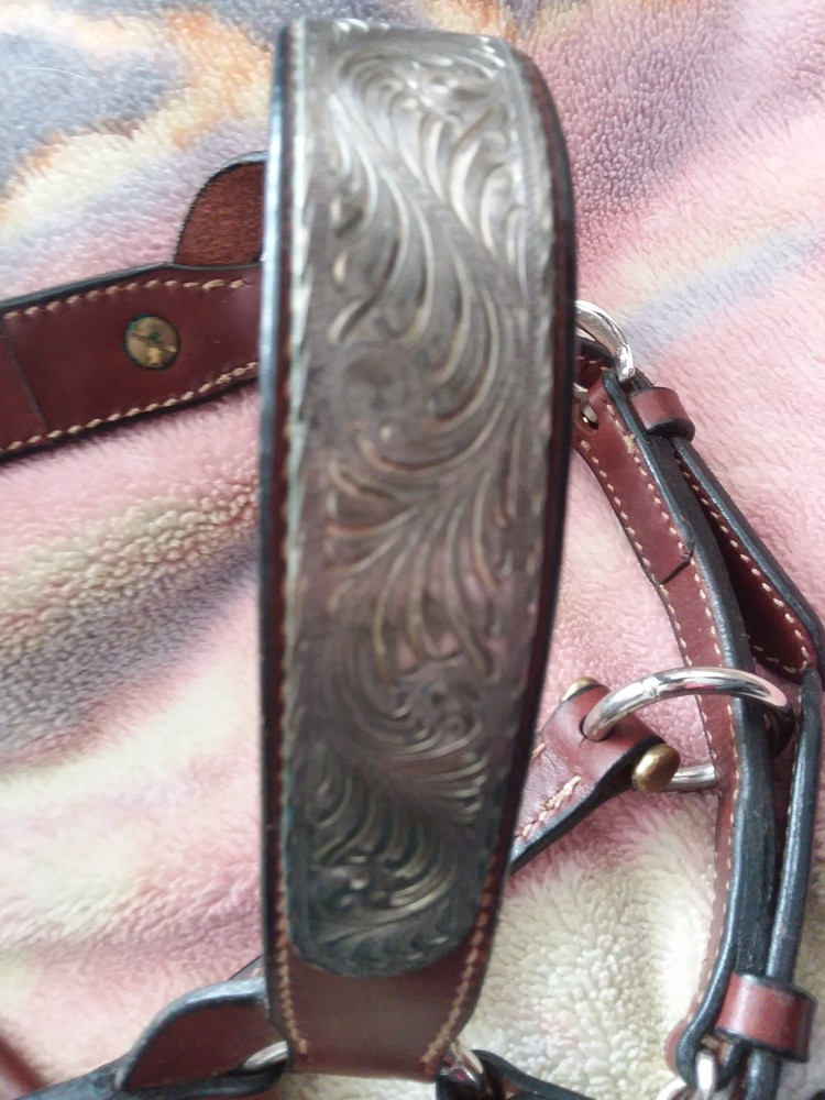 Bob's Custom Tack sterling silver show halter