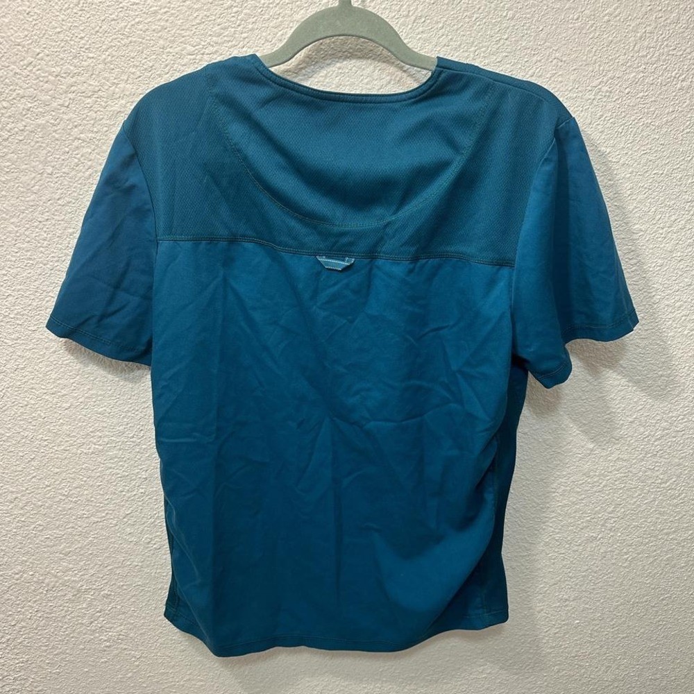 Caribbean Blue scrub top