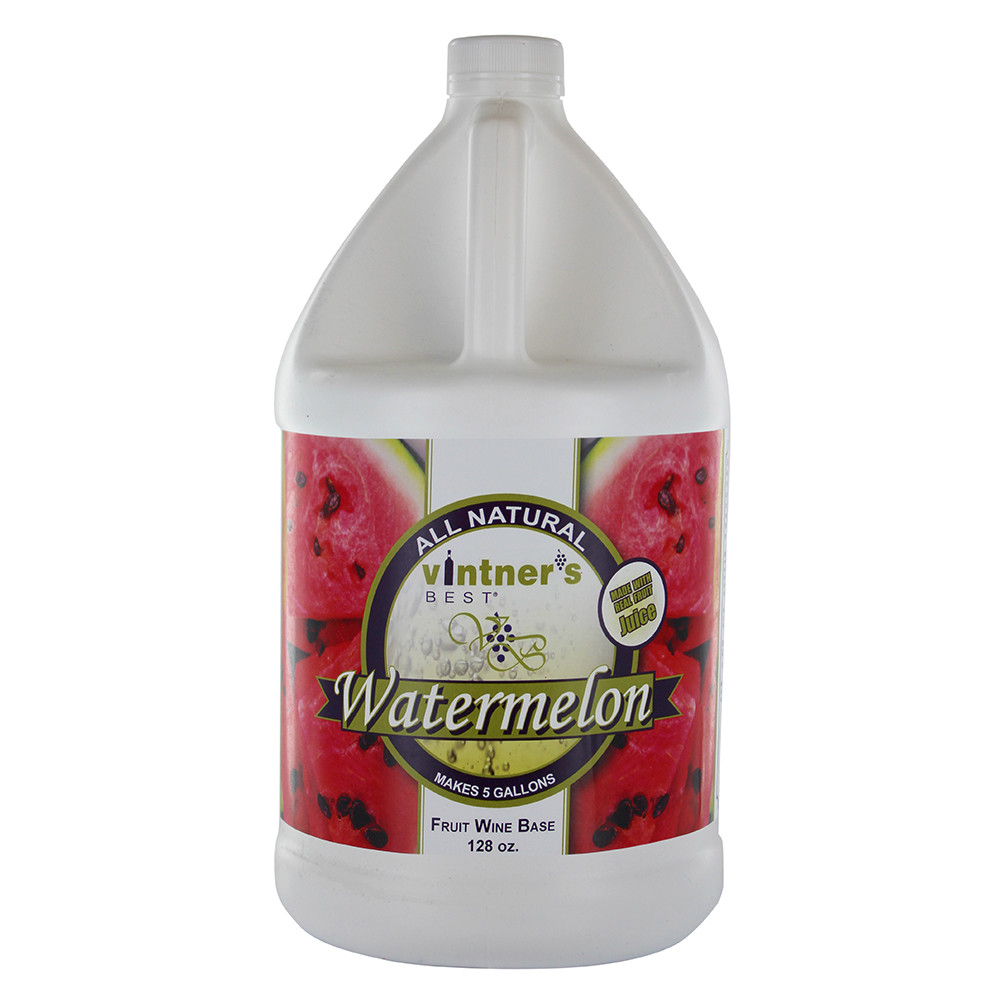 Vintner's Best Watermelon Fruit Wine Base (Makes 5 Gallons) 128 oz. Jug