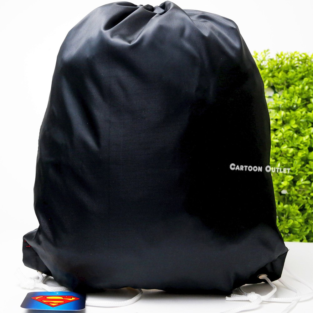 Dc Comics Superman Superhero String Backpack School Gym Drawstring Bag Rucksack