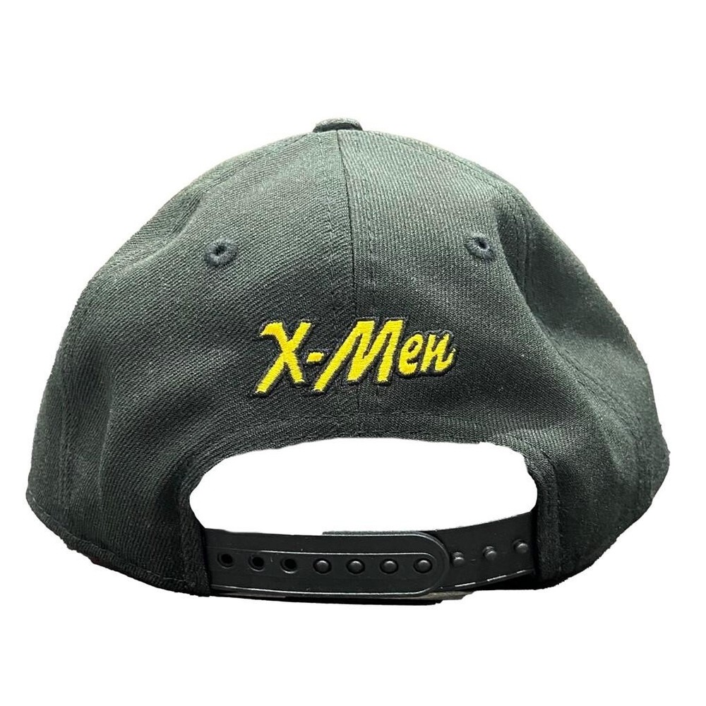 X-Men Marvel Comics New Era A Frame 9Forty Adjustable Snapback Hat - Black
