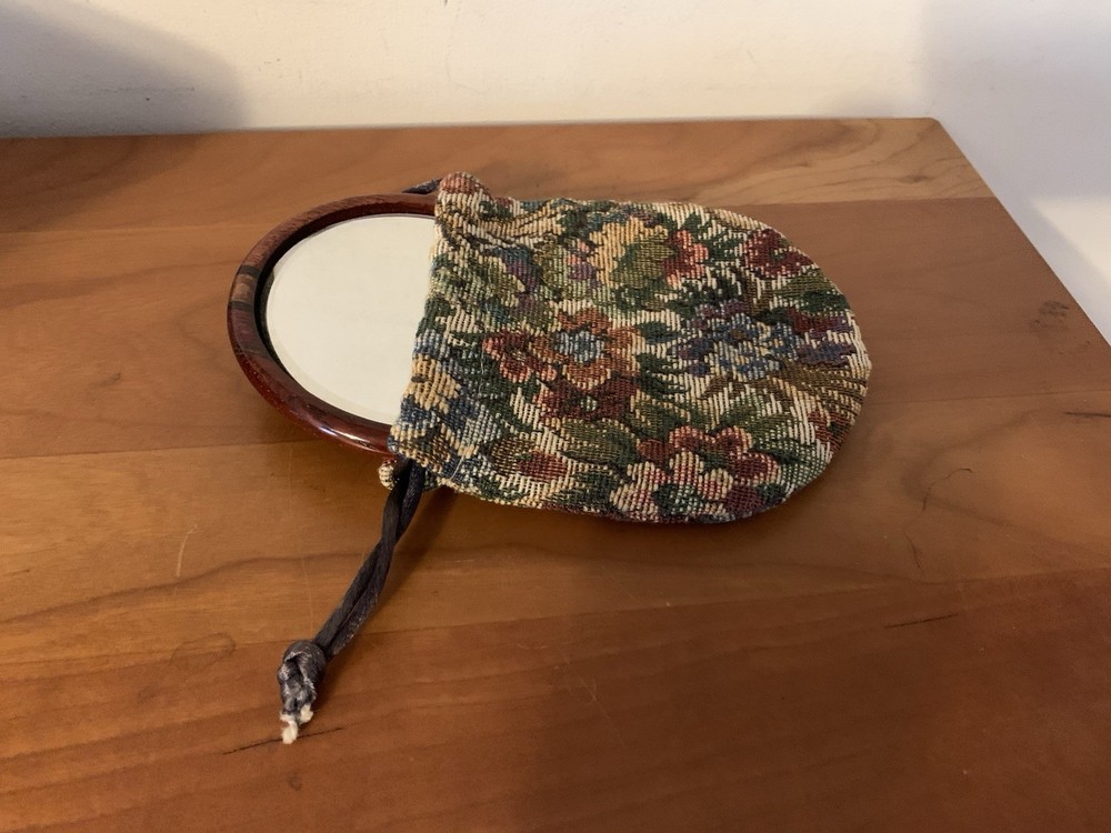 Handmade Mirror With Cloth Pouch