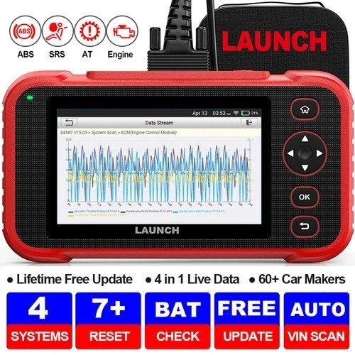 LAUNCH CRP123I V3.0 OBD2 Scanner ABS SRS TCM Engine Code Reader Car Diagnostic