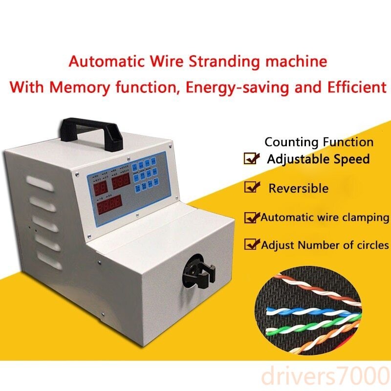 High Speed Pneumatic Wire Twisting Machine Automatic Wire Stranding Machine