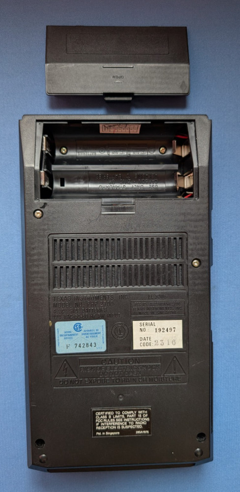 Vtg TEXAS INSTRUMENTS PROGRAM RECORDER Model #PHP 2700