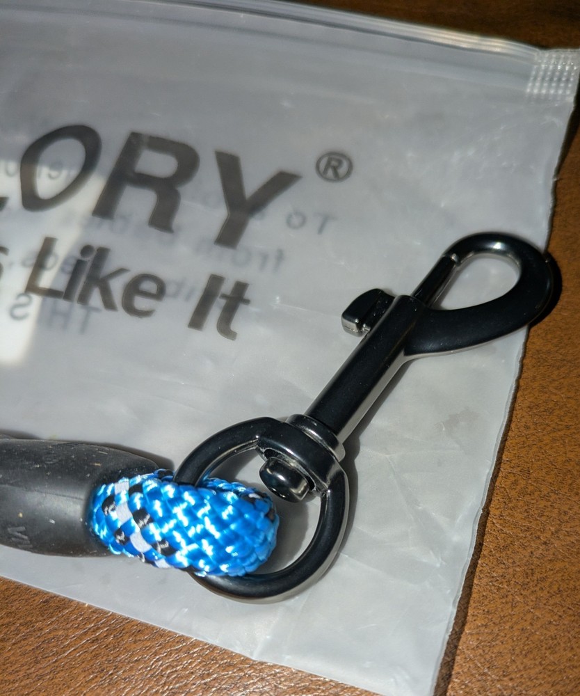 Vivaglory 5 Ft Rope Leash With Padded Handle Blue