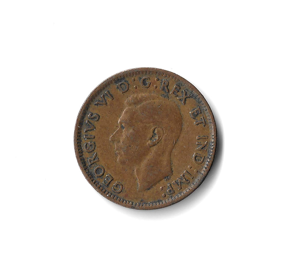 1943 Canada - 1 Cent - 817 - Bronze - 3.2g