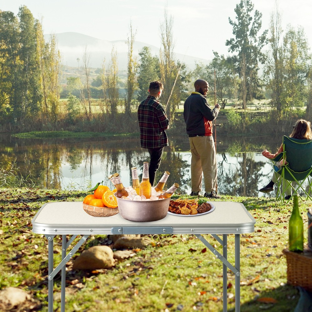 70x50x60cm Aluminum Camping Folding Table