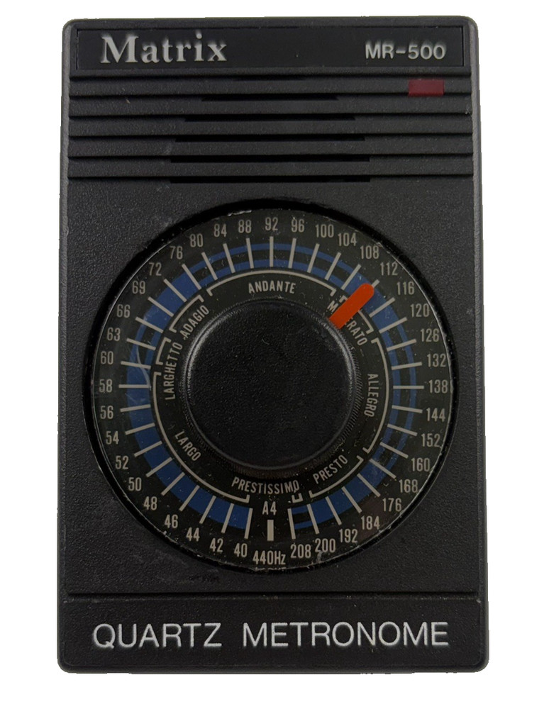 Matrix MR-500 Quartz Metronome Tested Working