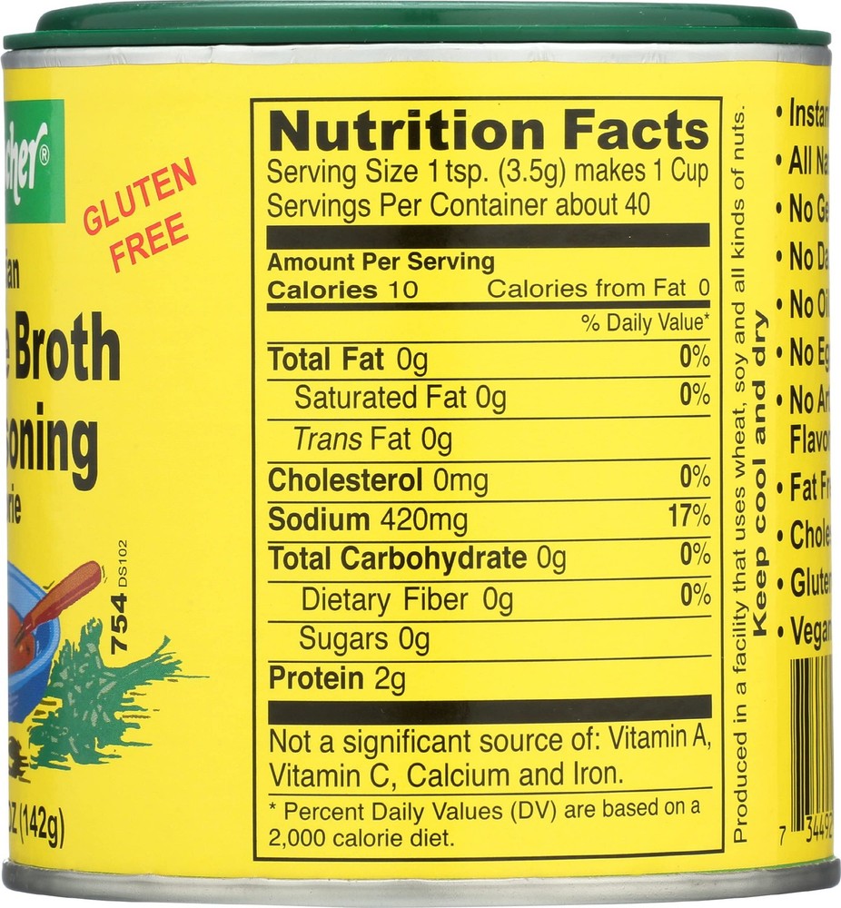 Vegetable Broth and Seasoning - 5 oz. can