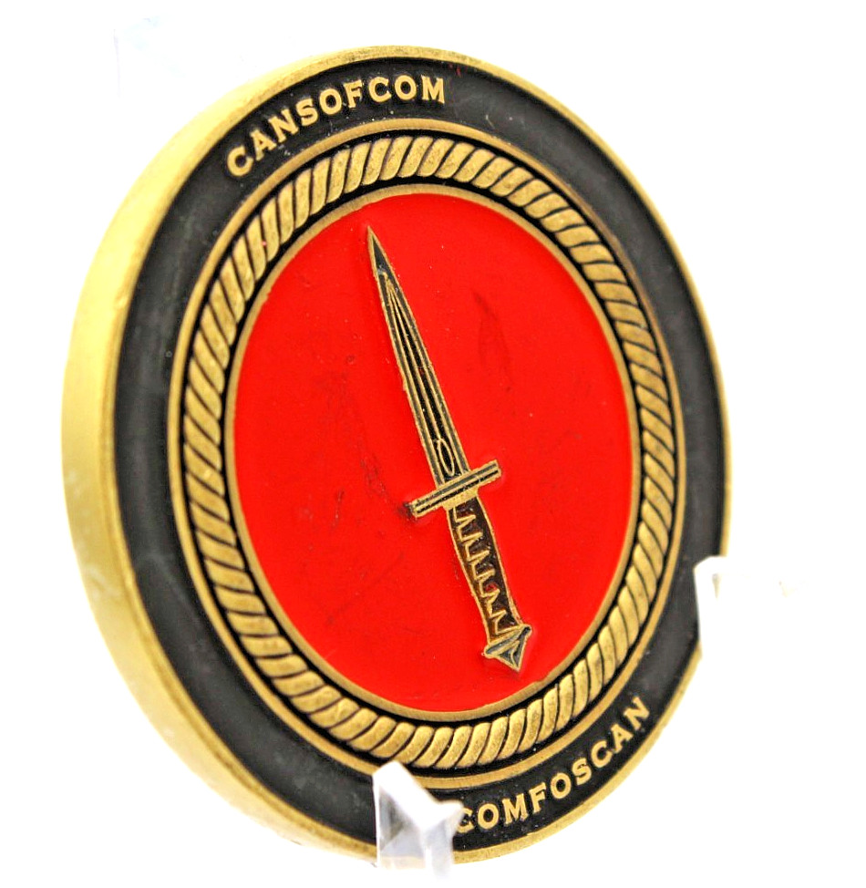 Canadian CANSOFCOM COMFOSCAN Special Operations Command Challenge Coin