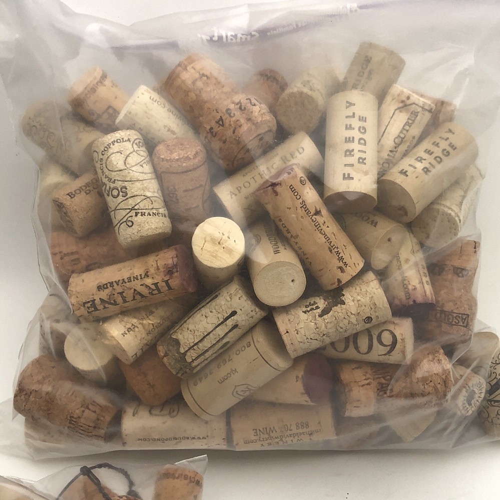 Lot of 233 Used Wine Corks Crafting Projects