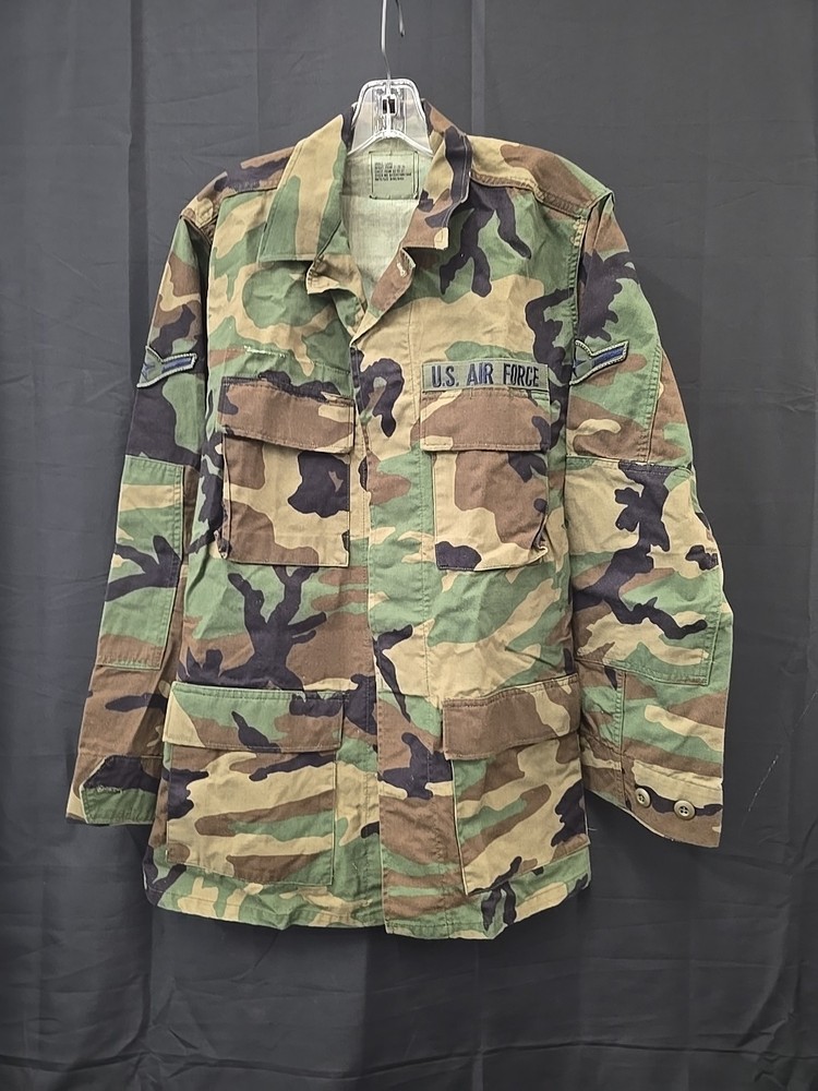 Salty USGI Coat Combat Woodland Pattern Small Long