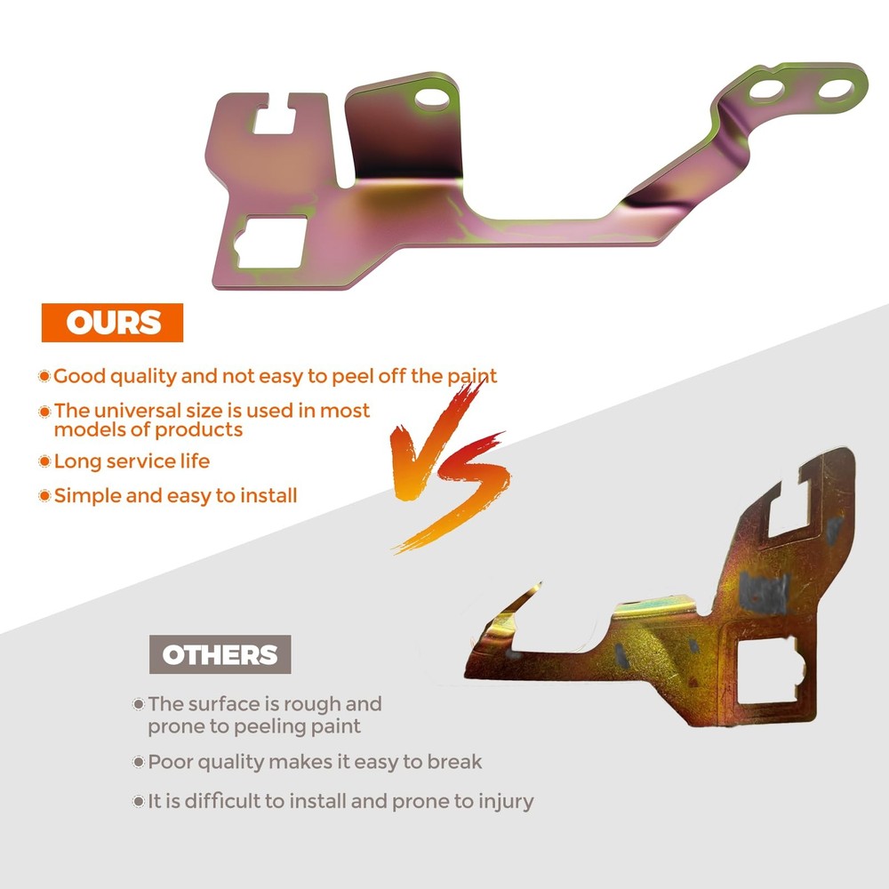 WOTUPHJI Upgraded Throttle & Kickdown Cable Bracket –Compatible with Edelbroc...