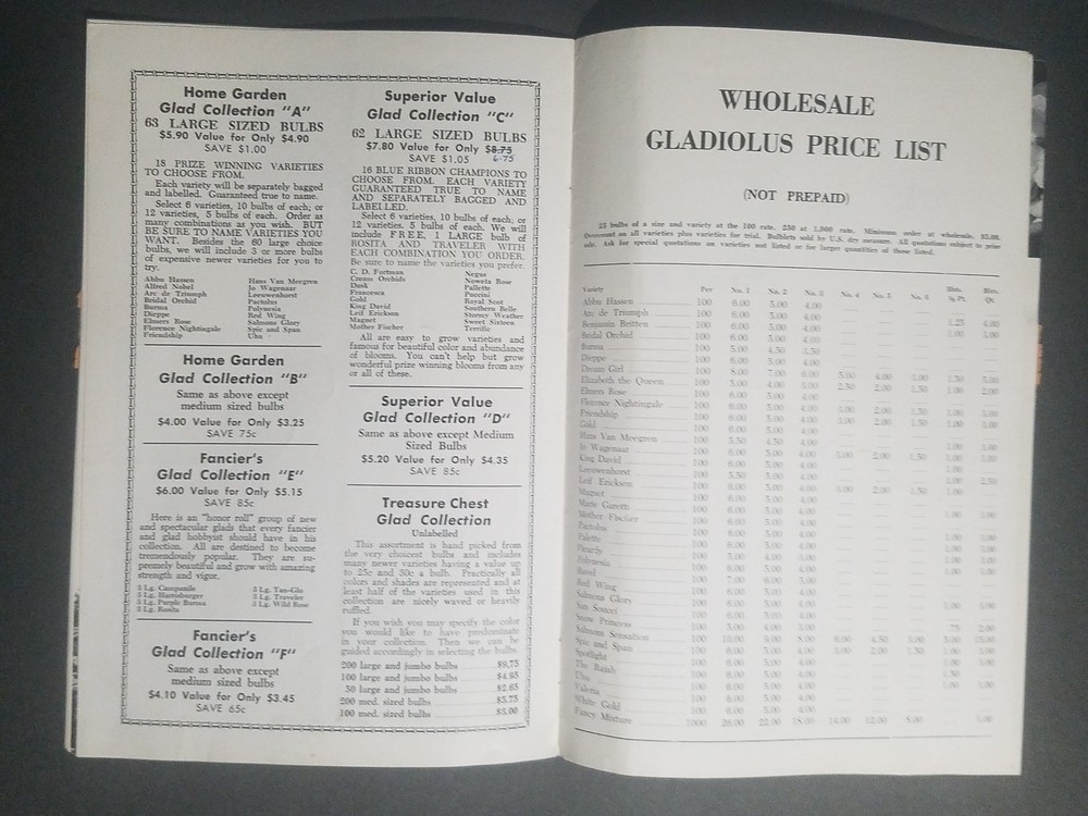 1957 Foley Gardens Catalog