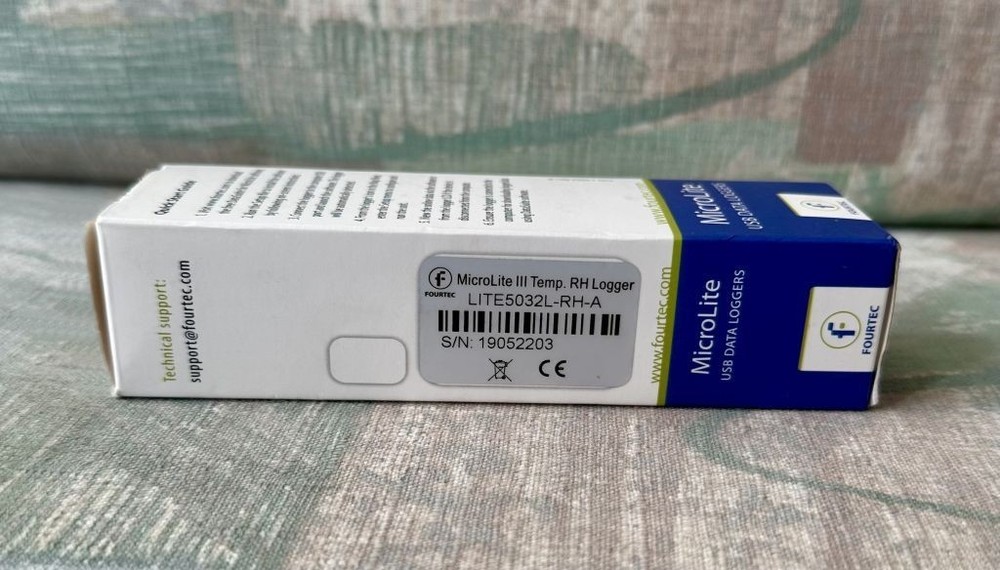 Fourtec MicroLite III Temperature/RH Multi-Use USB Data Logger LITE5032L-RH