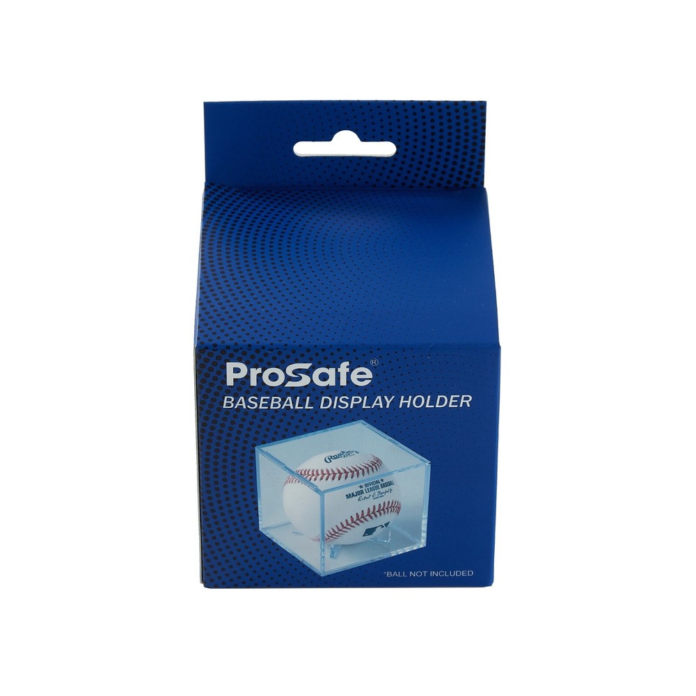 Pro-Safe Baseball Display Holder - UV Protection - Square Cube Ball Case