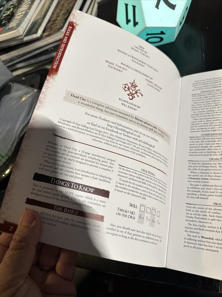 First Falling Leaf RPG Post-Apoc Sins - Dead City