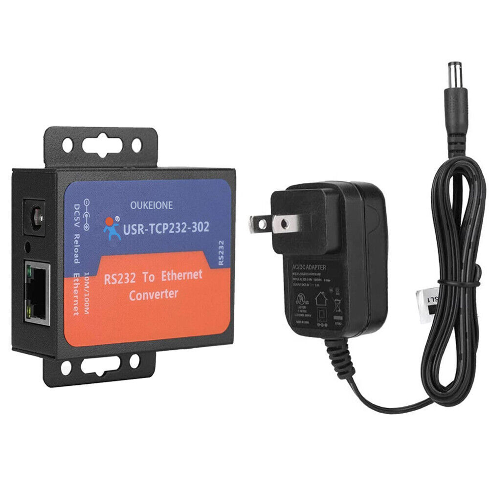 USR-TCP232-302 Tiny Size Serial RS232 to Ethernet TCP IP Server Module Converter