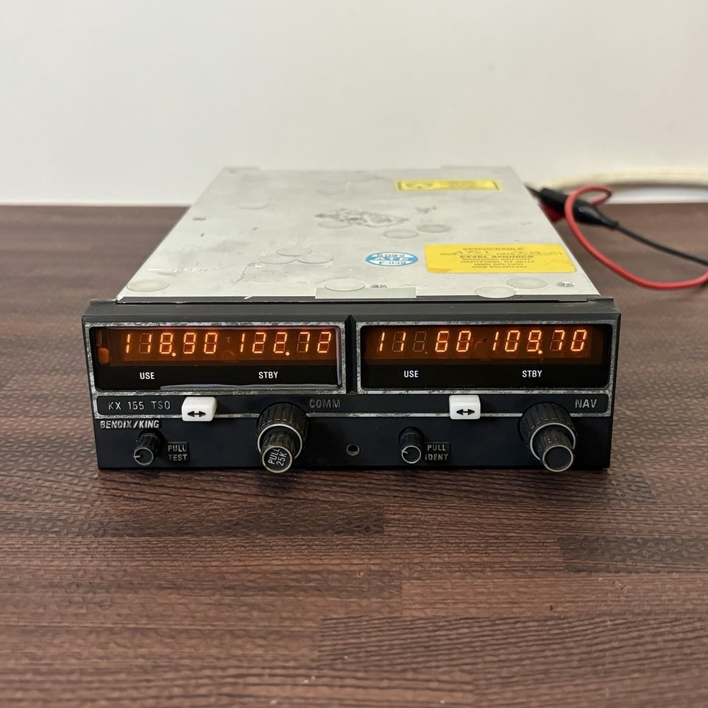 Bendix King KX 155 Nav/Com Glideslope 14 Volt 069-1024-42