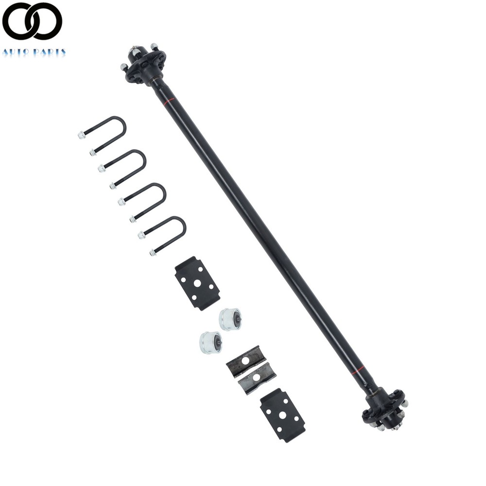 Trailer Boat Axle 2000 lbs 5 lug Idler w/ 49"~72" Hub Face 38"~58" Spring Center