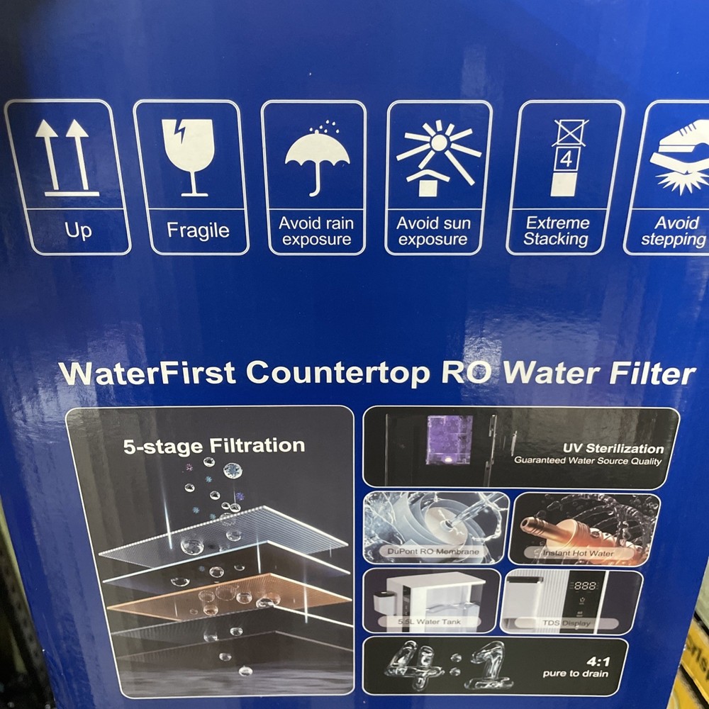WaterFirst RO Countertop Reverse Osmosis Hot Water Dispenser 3S 5 Stage 5.5L S4