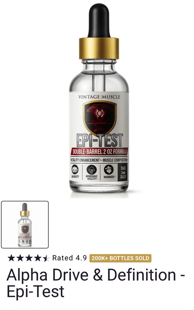 Epi/AlphaTest Stack 2 Step Precursor 2 Epi Andro5DHEA By Vintage Muscle 💪 🔥