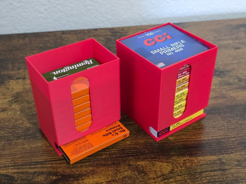 Reloading Primer Tray Storage - Multiple Sizes/Colors Available