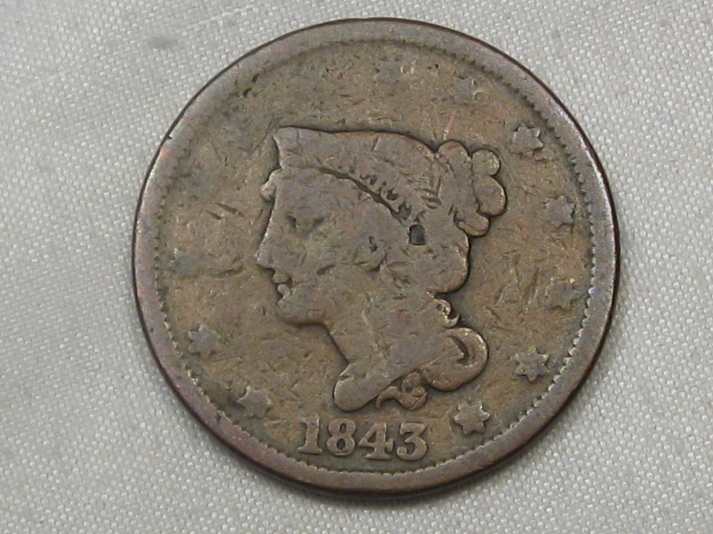 1843 Large Cent. #18