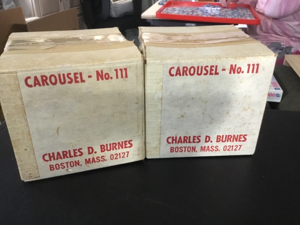 Vintage Charles D. Burnes Photo Display Carousel No.111